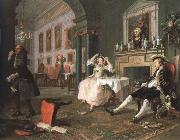 William Hogarth shortly after the marriage Spain oil painting artist